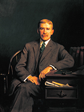 Oil portrait of Henry M. Thomas, Sr. by Thomas Corner