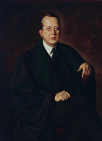 Oil portrait of William G. MacCallum by Paul Trebilcock