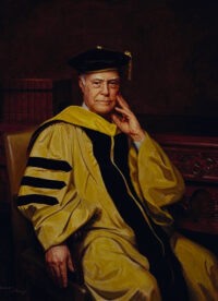 Oil portrait of Russell Morgan by Herbert Elmtree Abrams