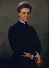 Oil portrait of Mary Adelaide Nutting by Cecilia Beaux