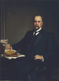 Oil portrait of William Osler by Thomas Corner