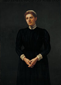 Oil portrait of Isabel Hampton Robb by William Sergeant Kendall
