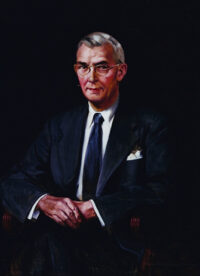 Oil portrait of Frank Burton Walsh by Jacques Maroger