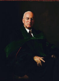 Oil portrait of Hugh Hampton Young by Erik G. Haupt
